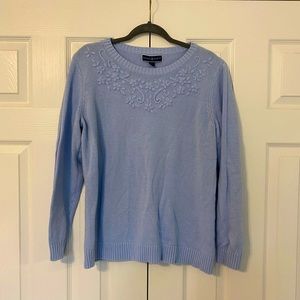 Karen Scott Floral Sweater